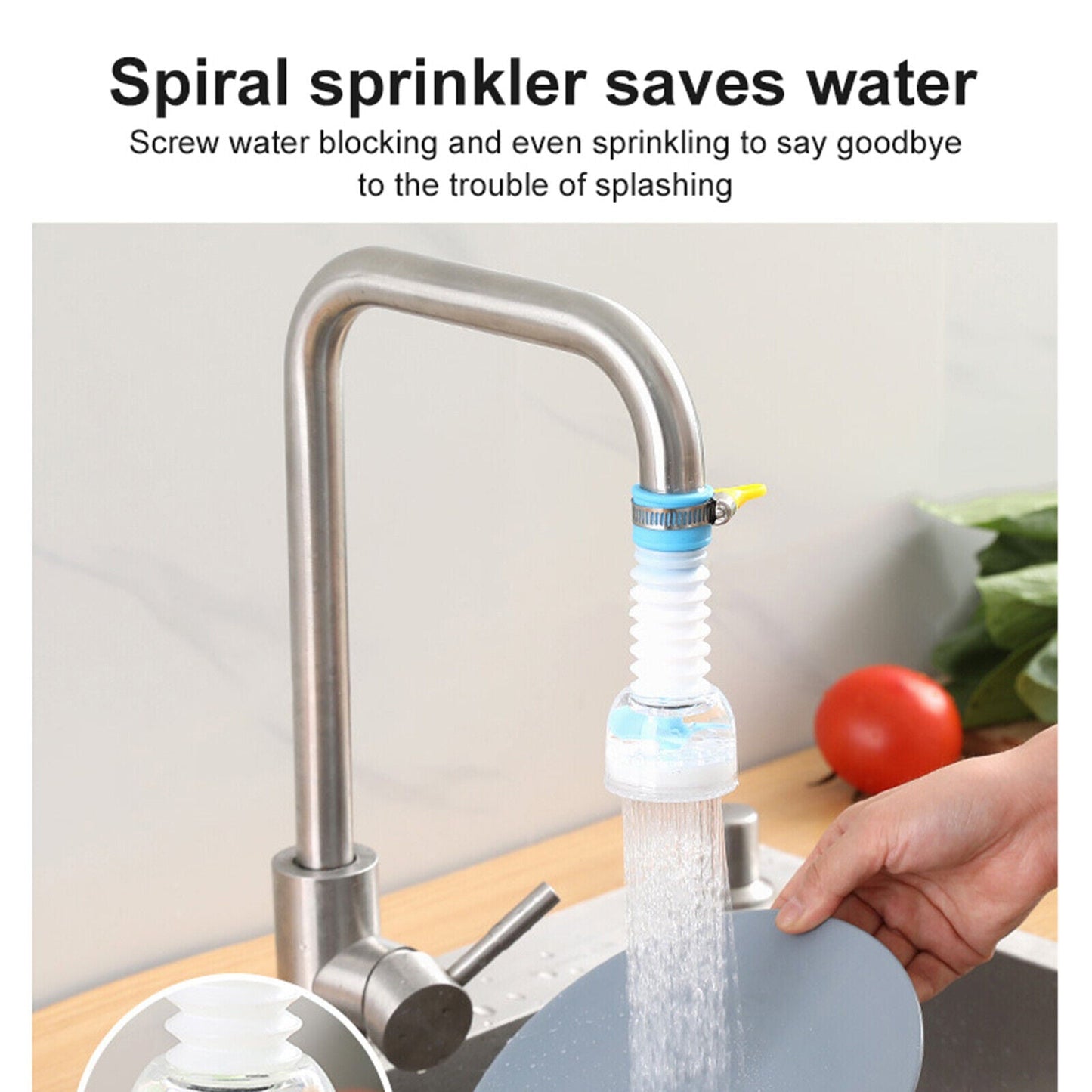 Kitchen Sink Faucet Extenders with 360 Rotation